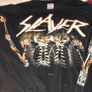 2001 slayer graphic sweatshirt